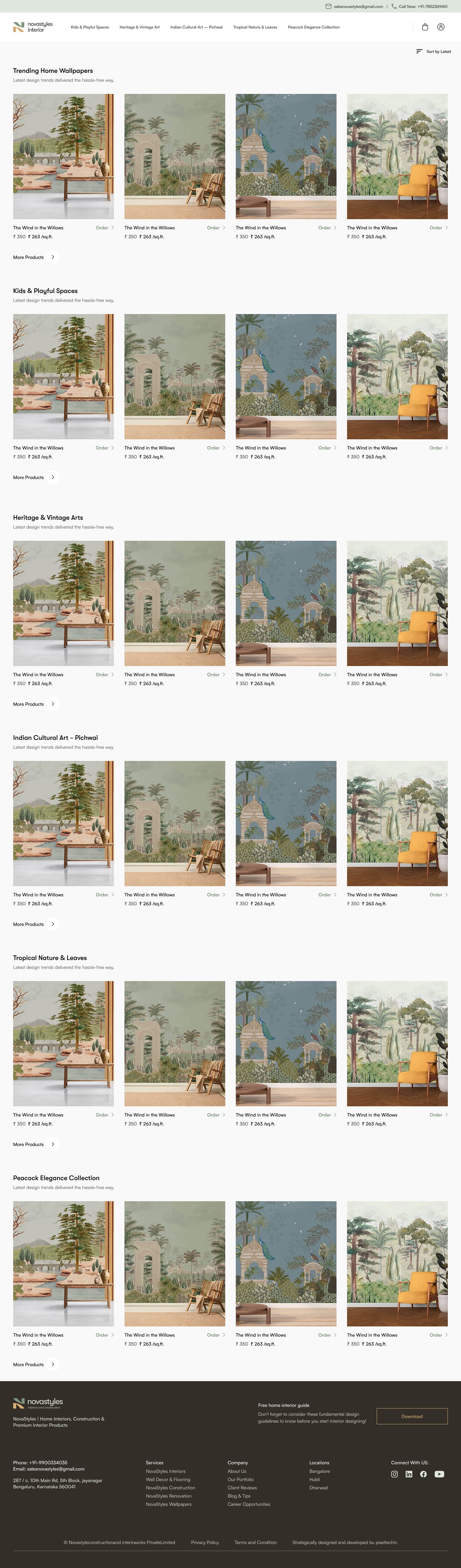 NovaStyles E-commerce — Product Listing