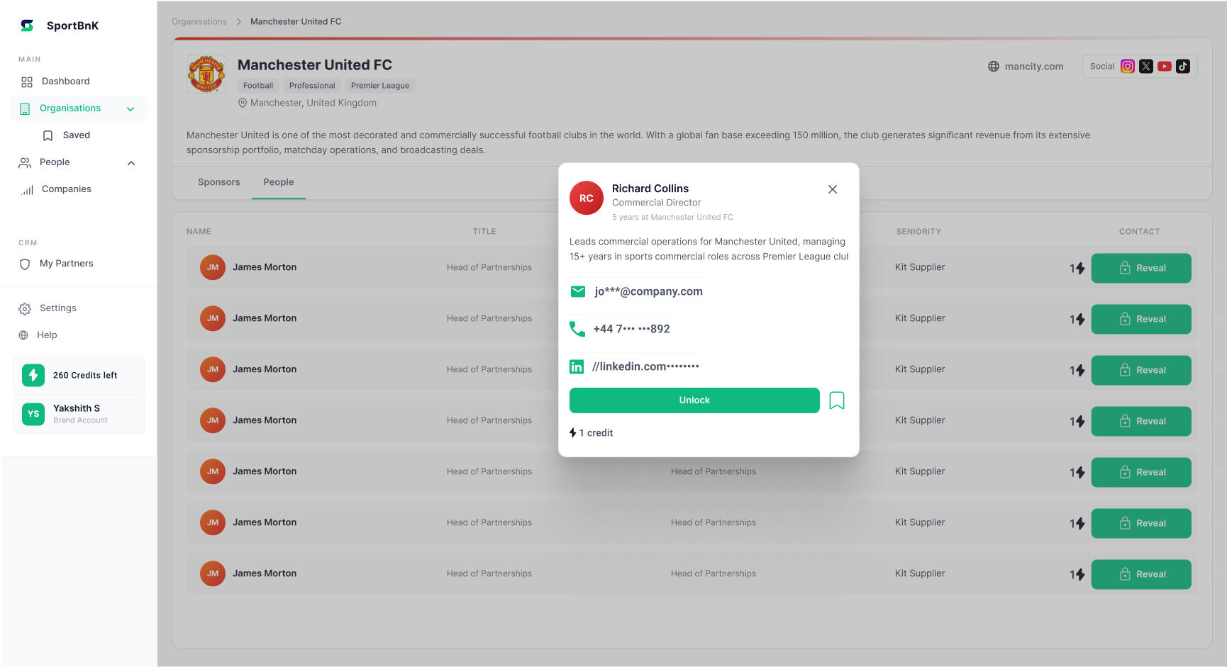 Sportbnk Contact Unlock
